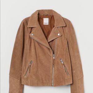 ISO: H&M Premium Suede Biker Jacket M-L